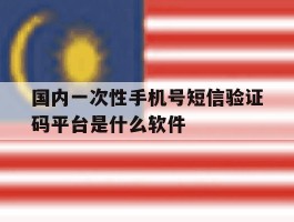 包含国内一次性手机号短信验证码平台是什么软件的词条