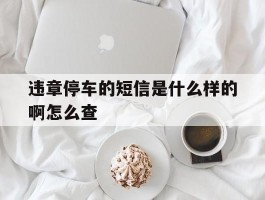 违章停车的短信是什么样的啊怎么查