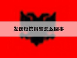 发送短信报警怎么回事