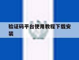 验证码平台使用教程下载安装