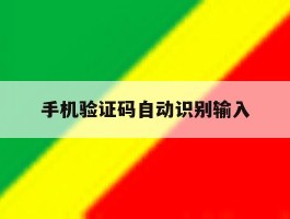 手机验证码自动识别输入