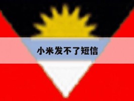 小米发不了短信