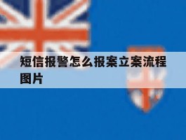短信报警怎么报案立案流程图片