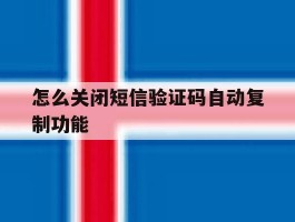 怎么关闭短信验证码自动复制功能
