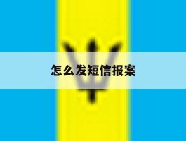 怎么发短信报案