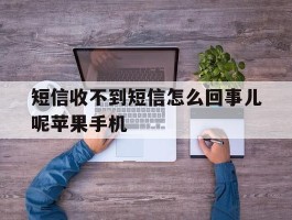 短信收不到短信怎么回事儿呢苹果手机