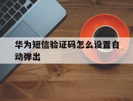华为短信验证码怎么设置自动弹出