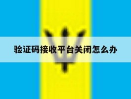 验证码接收平台关闭怎么办