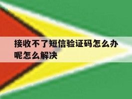关于接收不了短信验证码怎么办呢怎么解决的信息