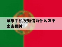 苹果手机发短信为什么发不出去图片