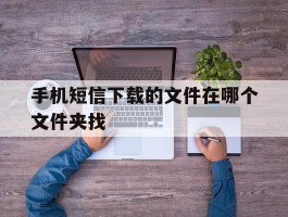 手机短信下载的文件在哪个文件夹找