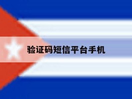 验证码短信平台手机