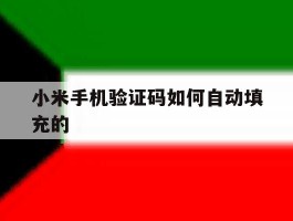 小米手机验证码如何自动填充的