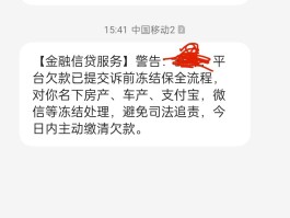 网贷骚扰短信投诉