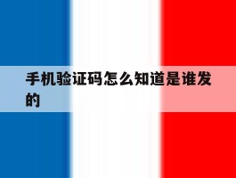 手机验证码怎么知道是谁发的