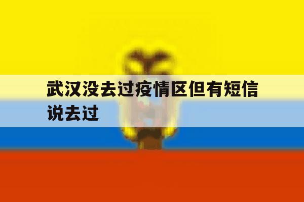 武汉没去过疫情区但有短信说去过 武汉没去过疫情区但有短信说去过