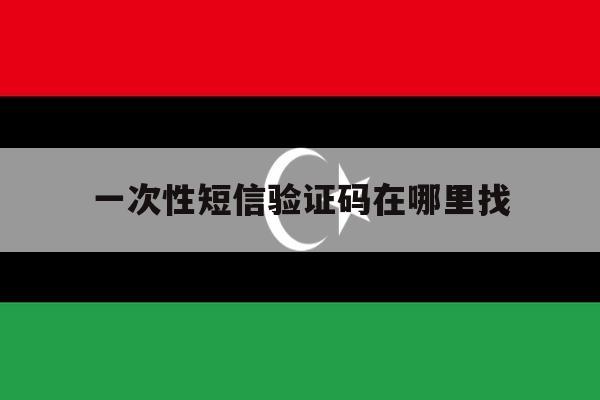 一次性短信验证码在哪里找 一次性短信验证码在哪里找