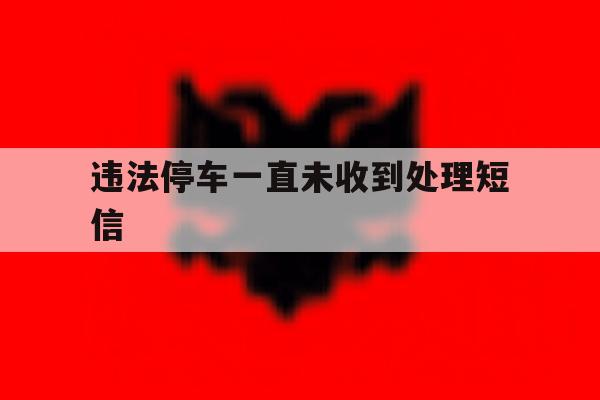 违法停车一直未收到处理短信 违法停车一直未收到处理短信