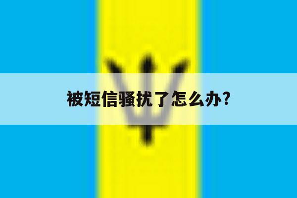 被短信骚扰了怎么办? 被短信骚扰了怎么办?