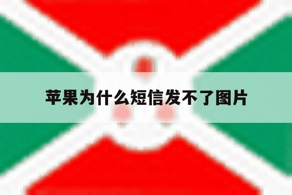 苹果为什么短信发不了图片 苹果为什么短信发不了图片