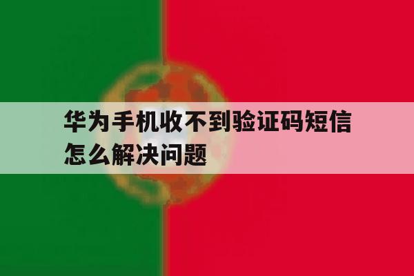 华为手机收不到验证码短信怎么解决问题 华为手机收不到验证码短信怎么解决问题