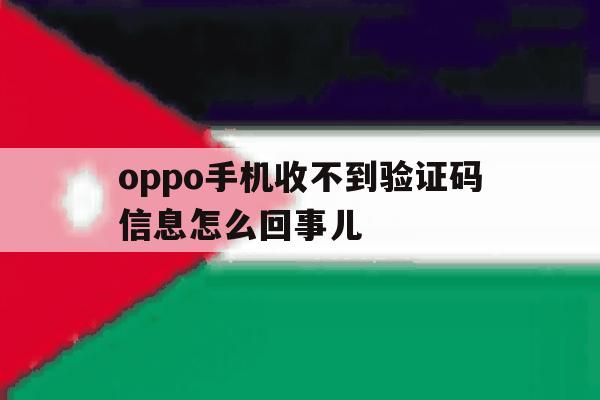 oppo手机收不到验证码信息怎么回事儿 oppo手机收不到验证码信息怎么回事儿