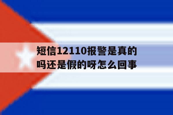 短信12110报警是真的吗还是假的呀怎么回事 短信12110报警是真的吗还是假的呀怎么回事