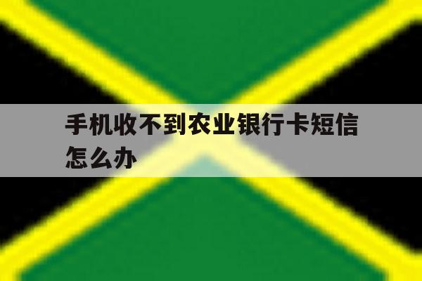 手机收不到农业银行卡短信怎么办 手机收不到农业银行卡短信怎么办