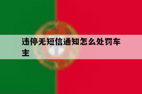 违停无短信通知怎么处罚车主 违停无短信通知怎么处罚车主