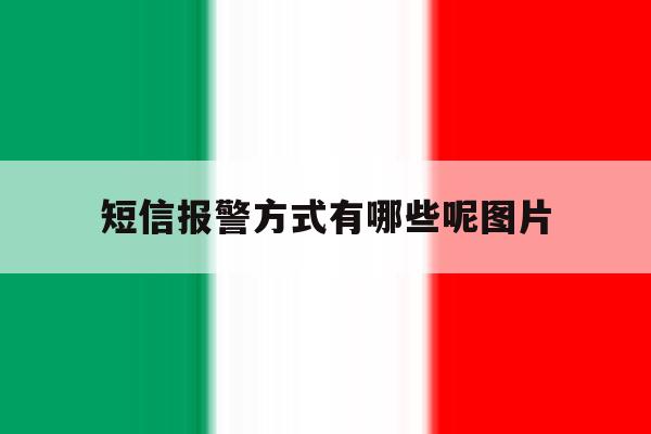 短信报警方式有哪些呢图片 短信报警方式有哪些呢图片