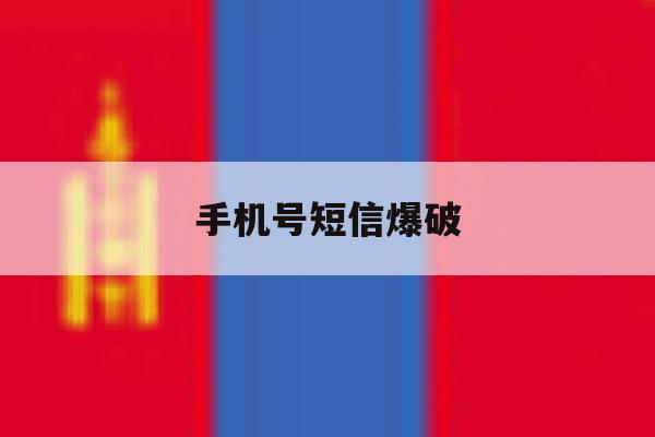 手机号短信爆破 手机号短信爆破