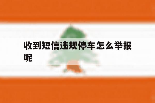 收到短信违规停车怎么举报呢 收到短信违规停车怎么举报呢