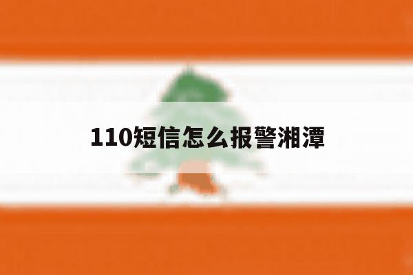 110短信怎么报警湘潭 110短信怎么报警湘潭