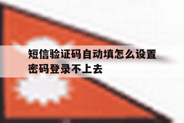 短信验证码自动填怎么设置密码登录不上去 短信验证码自动填怎么设置密码登录不上去