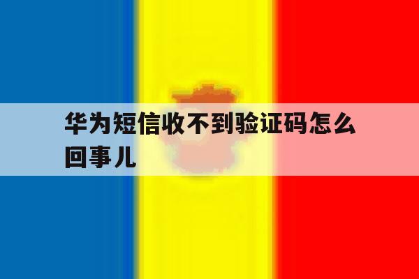 华为短信收不到验证码怎么回事儿 华为短信收不到验证码怎么回事儿