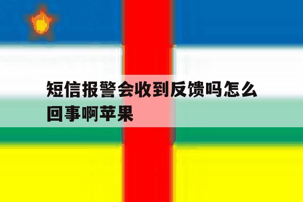 短信报警会收到反馈吗怎么回事啊苹果 短信报警会收到反馈吗怎么回事啊苹果