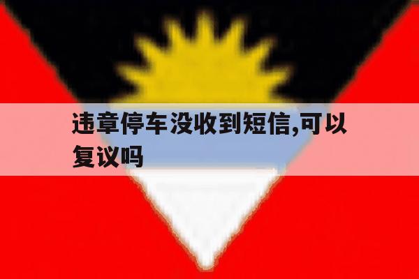 违章停车没收到短信,可以复议吗 违章停车没收到短信,可以复议吗