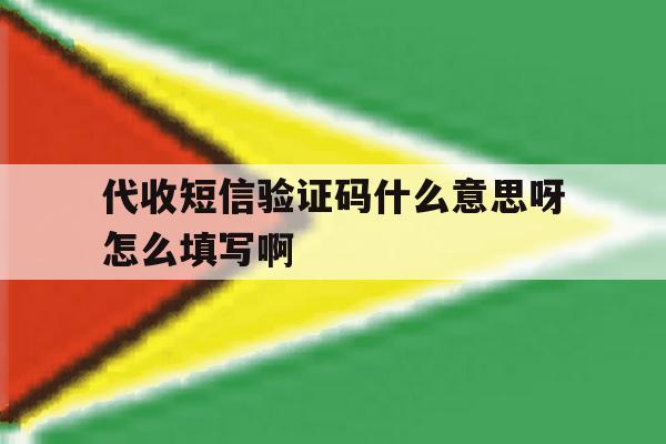 代收短信验证码什么意思呀怎么填写啊的简单介绍 代收短信验证码什么意思呀怎么填写啊的简单介绍