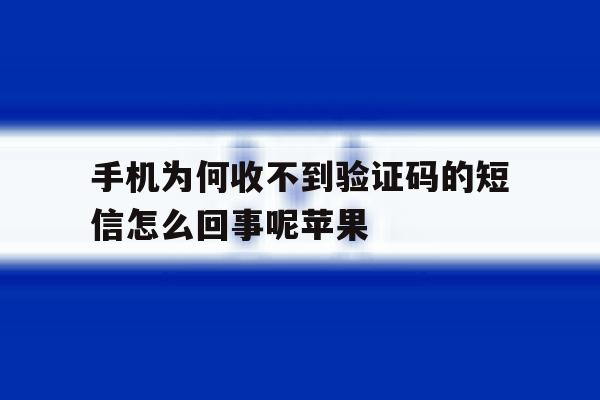 包含手机为何收不到验证码的短信怎么回事呢苹果的词条 包含手机为何收不到验证码的短信怎么回事呢苹果的词条