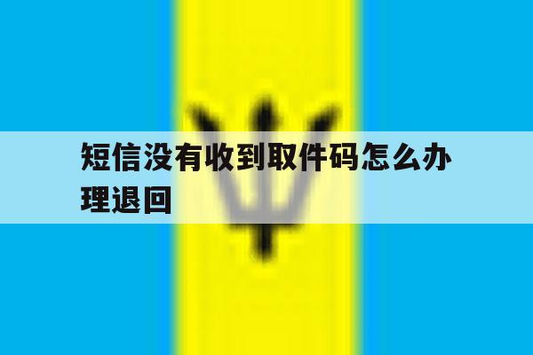 短信没有收到取件码怎么办理退回 短信没有收到取件码怎么办理退回