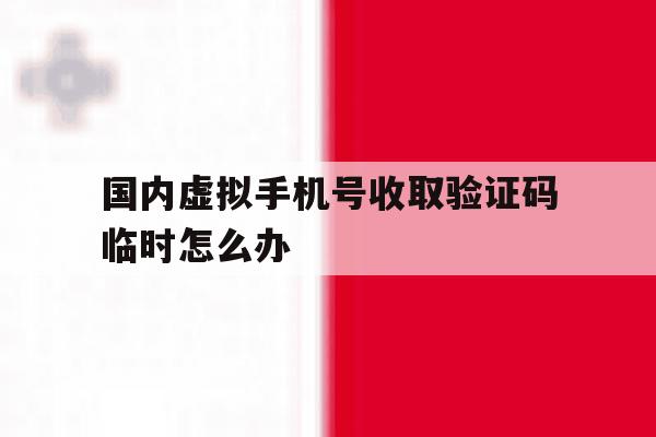 国内虚拟手机号收取验证码临时怎么办 国内虚拟手机号收取验证码临时怎么办