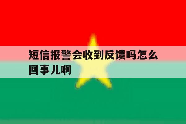 短信报警会收到反馈吗怎么回事儿啊 短信报警会收到反馈吗怎么回事儿啊