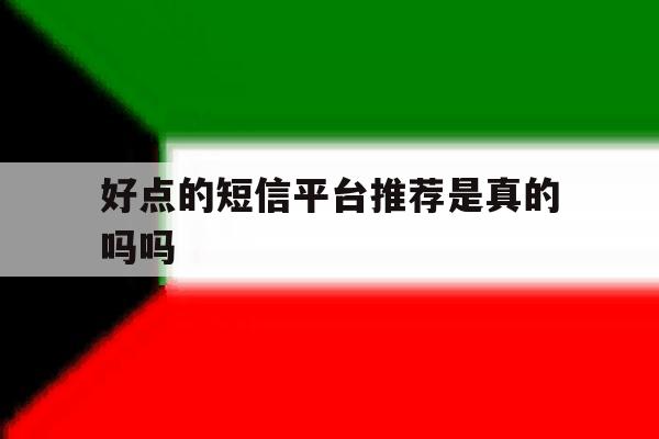 好点的短信平台推荐是真的吗吗 好点的短信平台推荐是真的吗吗
