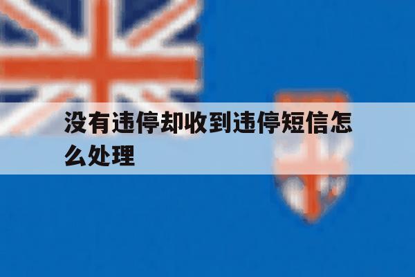 没有违停却收到违停短信怎么处理 没有违停却收到违停短信怎么处理