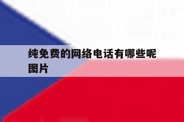 纯免费的网络电话有哪些呢图片 纯免费的网络电话有哪些呢图片