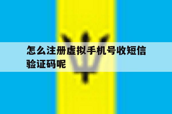 怎么注册虚拟手机号收短信验证码呢 怎么注册虚拟手机号收短信验证码呢