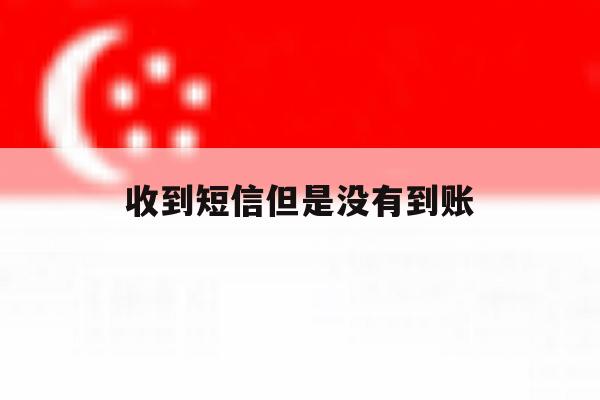 收到短信但是没有到账 收到短信但是没有到账